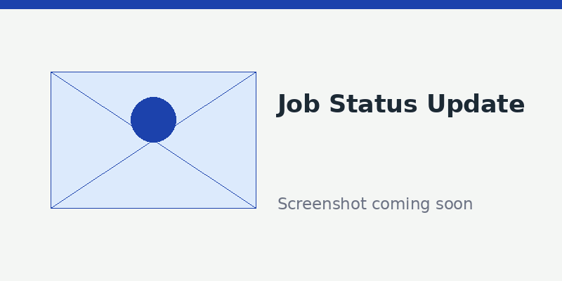 Job status update on-site