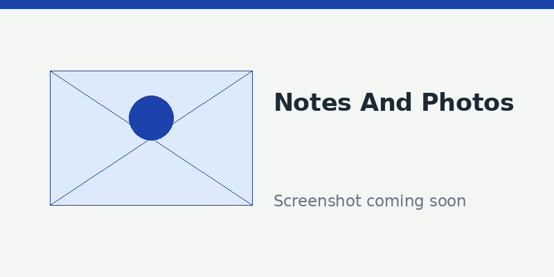 Job notes and photos on-site