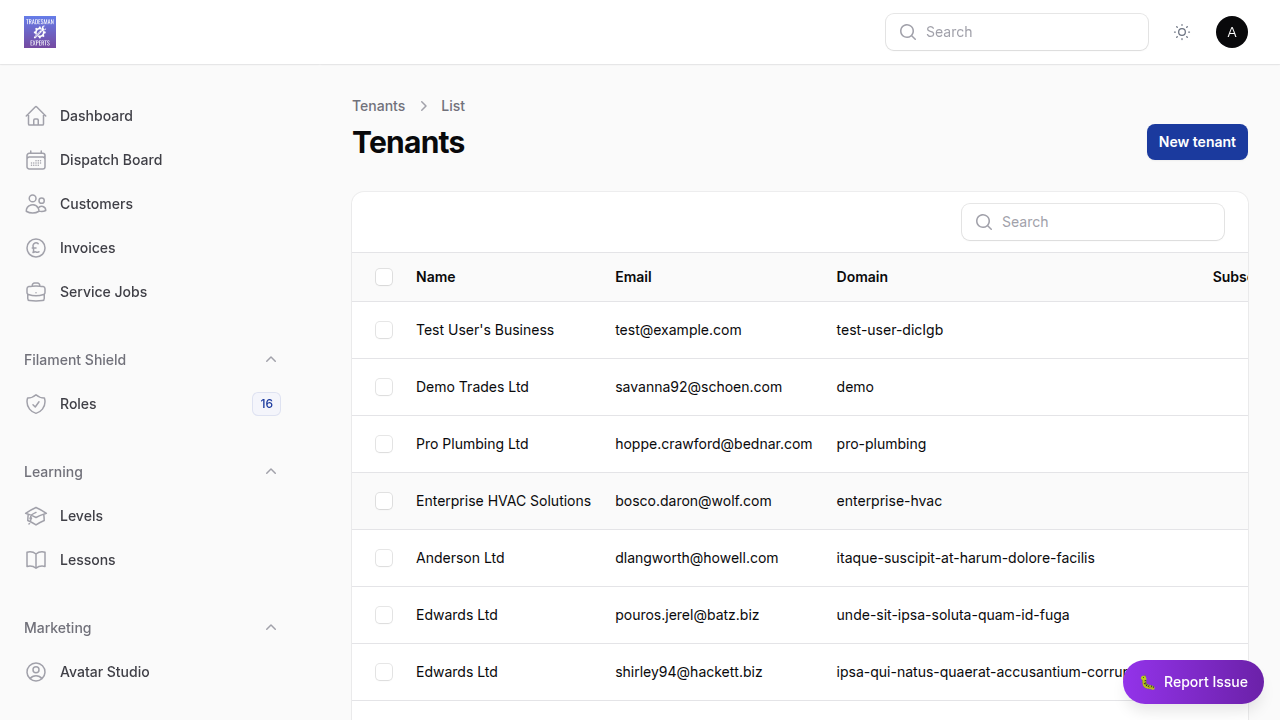 Multi-location platform settings
